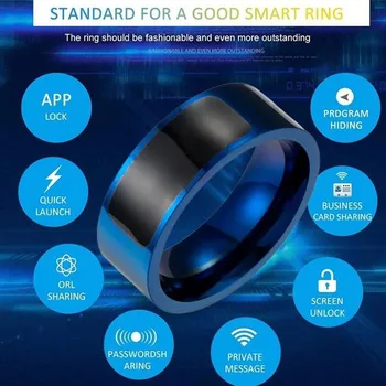 

NFC Ring Multifunctional Waterproof Digital Smart Ring Android Magic Finger Rings for all All Android and Windows NFC Mobiles