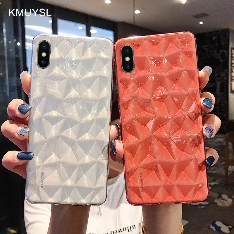 

3d diamond silicone case for iphone 11 pro max 2019 xi xir xis max xs soft tpu back cover for iphone xr 6 6s 7 8 plus 5 fundas