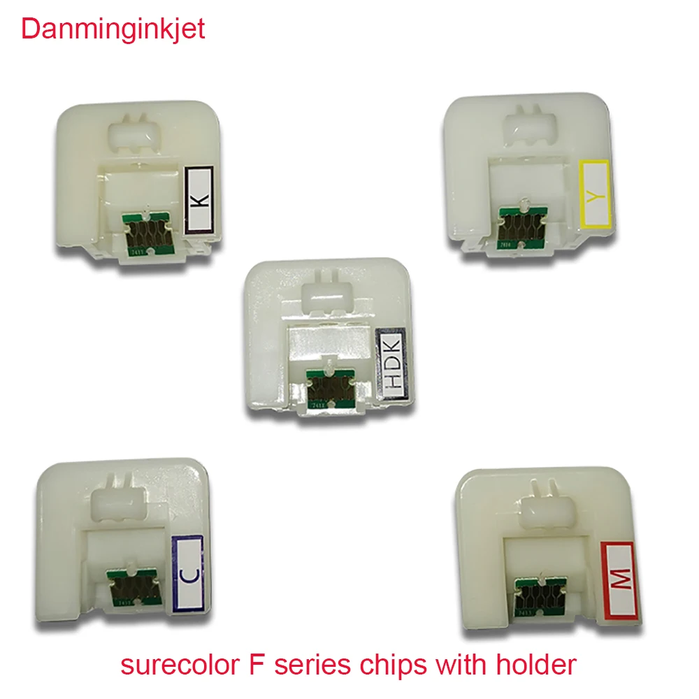 T7411 -T7414 T741X cartridge Chip with holder For Epson SureColor F6070 F7070 F7170 F6270 F7270 F9270 F9370 ink tank chips | Компьютеры и