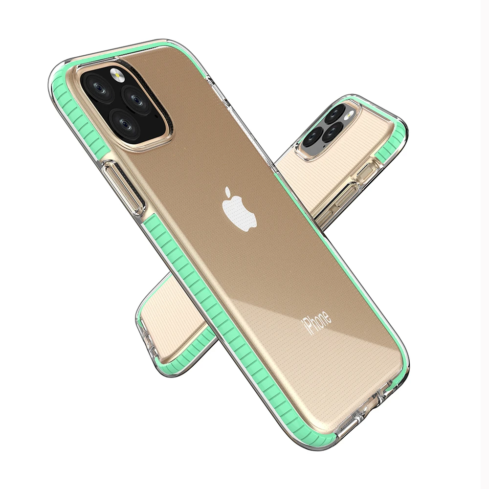 LOVECOM противоударный карамельный чехол для телефона для iPhone 11 Pro Max XS Max XR X 6 6s 7 8 Plus прозрачный мягкий ТПУ чехол для задней панели телефона