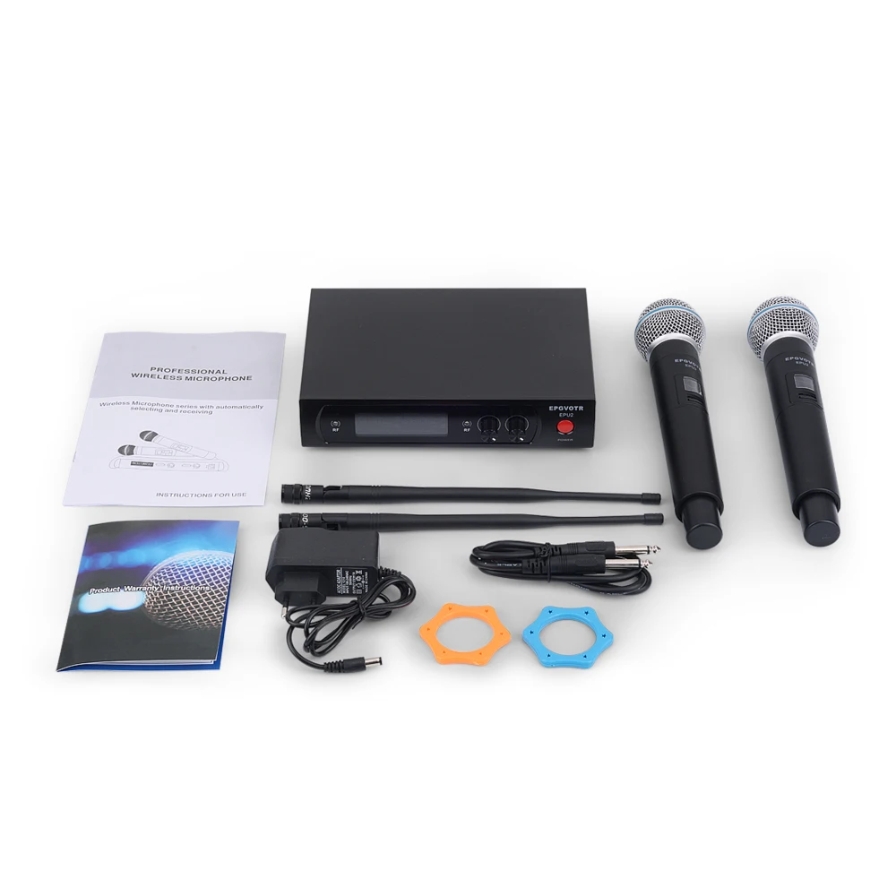 EPGVOTR UHF Wireless Microphone System with 2