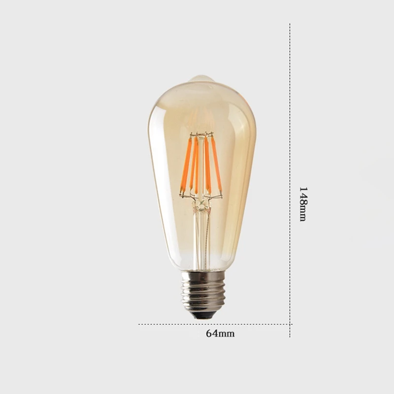 Ретро Edison led светильник лампочка E27 220 В 40 Вт T300 T225 T10 T45 A60 G95 G80 ST64 лампа накаливания ампулы лампы Винтаж Эдисон лампы