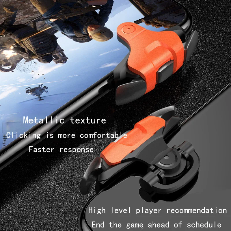 

Mobile Game Fire Button Aim Key Capacitance conduction Smart phone Mobile Game Trigger L1R1 Shooter Controller for PUBG