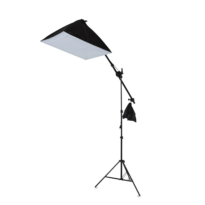 

Photo studio set photographic lamp set single lamp inclined arm frame soft light box portrait photographic supplementary lamp