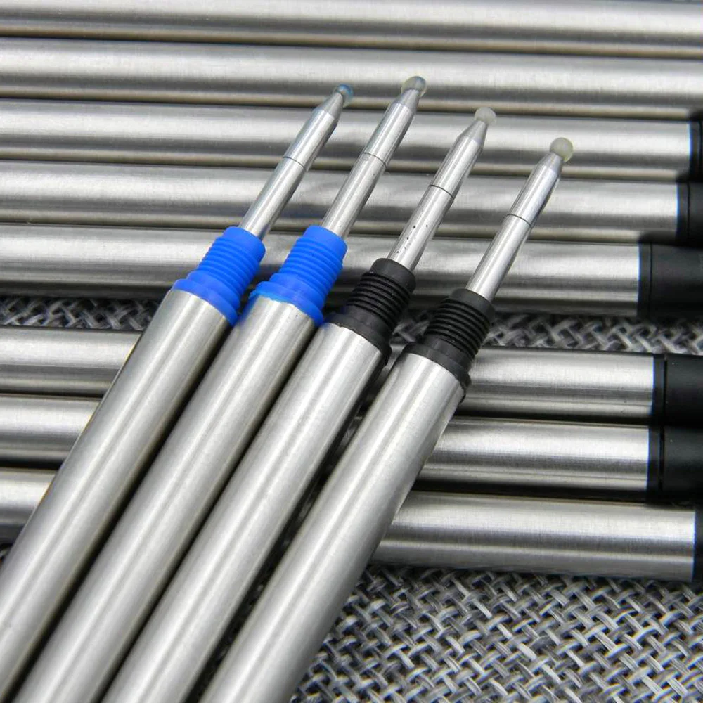 Recargas de bolígrafo de tinta especial, azul o negro, 5 uds.