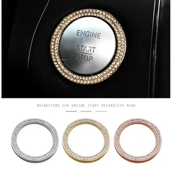 

Car Styling For Mercedes Benz C Class W205 GLC Class Car Engine Start Stop Ignition Button Knob Cover Trim Sticker