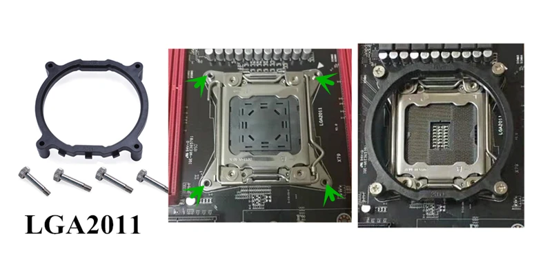 For intel lga 2011 cpu cooler bracket motherboard socket 6