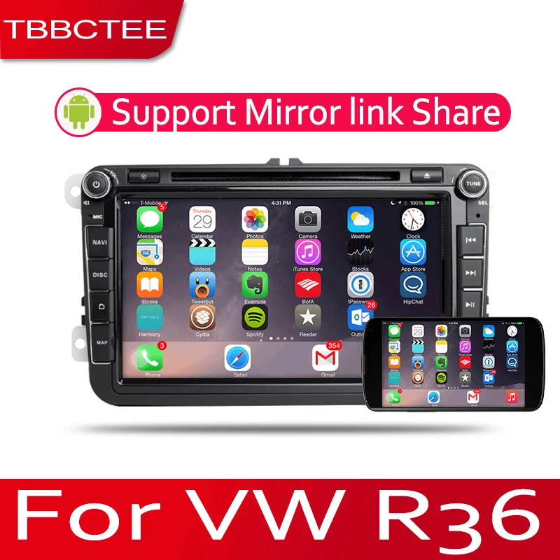 TBBCTEE Android 2 Din Автомобильный Радио Мультимедиа Видео плеер Авто Стерео gps карта для Volkswagen VW R36 2010~ 2013 медиа Navi DVD