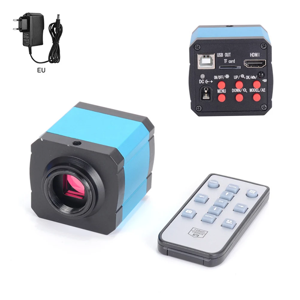 F 41MP HDMI USB промышленный электронный цифровой видео микроскоп камера 100X объектив Комплект светодиодный светильник для телефона DIY ремонт TB - Цвет: F