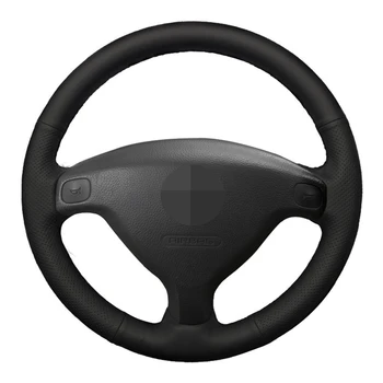 

Car Steering Wheel Cover Hand-Stitched Black Artificial Leather For Opel Astra (G) 1998-2004 Zafira (A) 1999