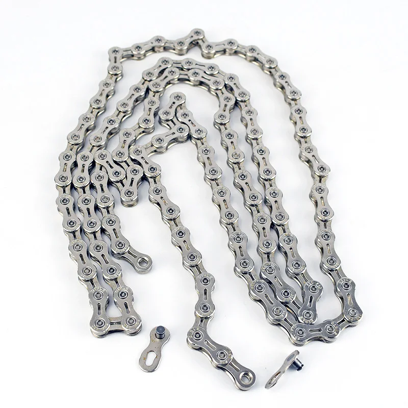 

6.3mm 116 Links 30 Speed Bicycle Chain Outdoor Cycling MTB Bike Accessories Chain Parts Replace Folding Bicycle