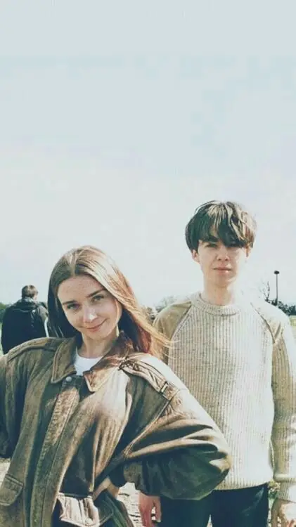 Британский высокий балл любовь комедии сериал конец F* ing World в ролях Alex Lawther и Jessica Barden домашний декор o765 - Цвет: 1