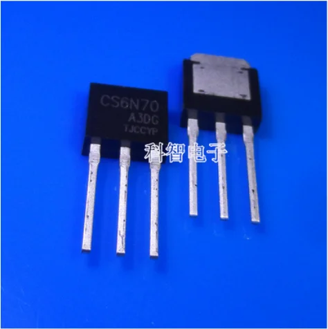 

Free Shipping 100% Original 100pcs CS6N70 A3D-G TO-251 6A/700V