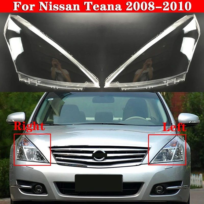 

For Nissan Teana 2008-2010 Car Front Headlight Cover Auto Headlamp Lampshade Lampcover Head Lamp light glass Lens Shell Caps