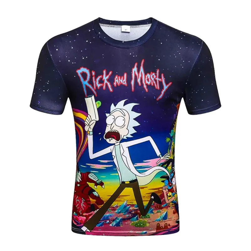 Rick and morty Мужская футболка для мужчин personalizado johnny hallyday Мелани Мартинес гремлинс