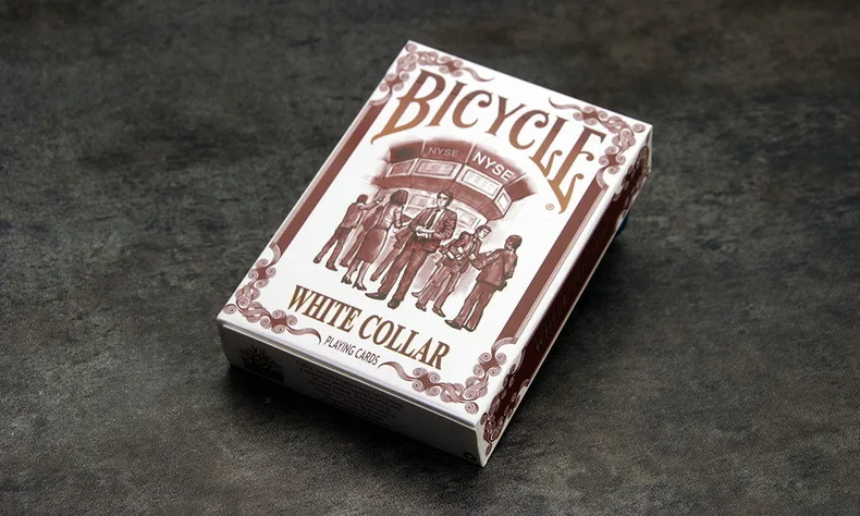 Hui qi Poker Bicycle White Blue Collar White Collar Blue-Collar Collection Bicycle Playing Cards