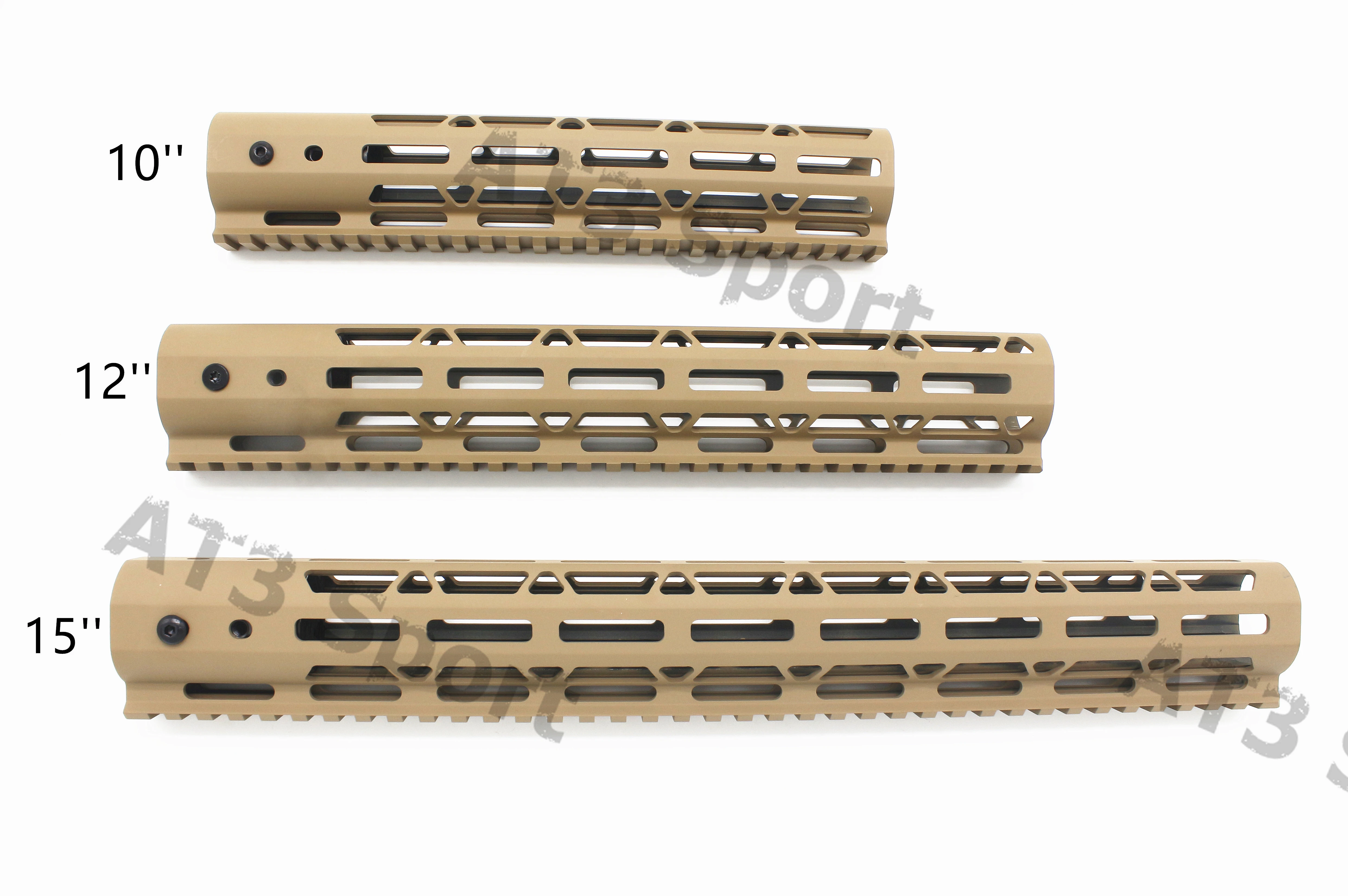 Светло-коричневый AR-15 M4 M-LOK MLOK 10/12/15''inch тонкий Поплавковый M-LOK прицел крепление с Алюминий или Сталь гайка