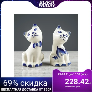 

Set for spices "Kittens", painting, 2 pieces, 12 cm