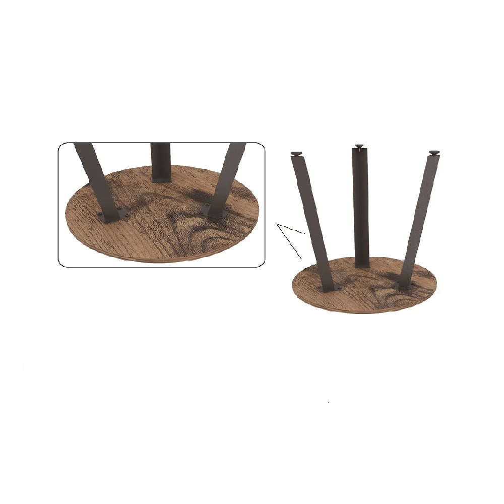 Sokolte Журнальный столик Промышленный круглый стол для небольших помещений