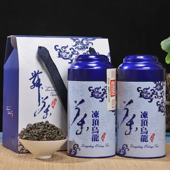 

300g super frozen top oolong tea with strong fragrance Taiwan traditional handmade Alpine tea gift box canned