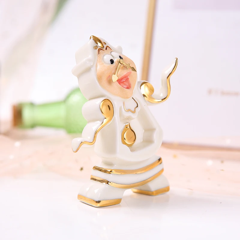 Красавица и Чудовище Миссис Поттс будильник cogsworth керамические украшения мультфильм подарок на день рождения