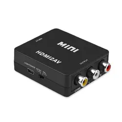 Напрямую от производителя продажа HDMI в AV Набор насадок топ коробка HDMI К AV конвертер высокой четкости видео конвертер