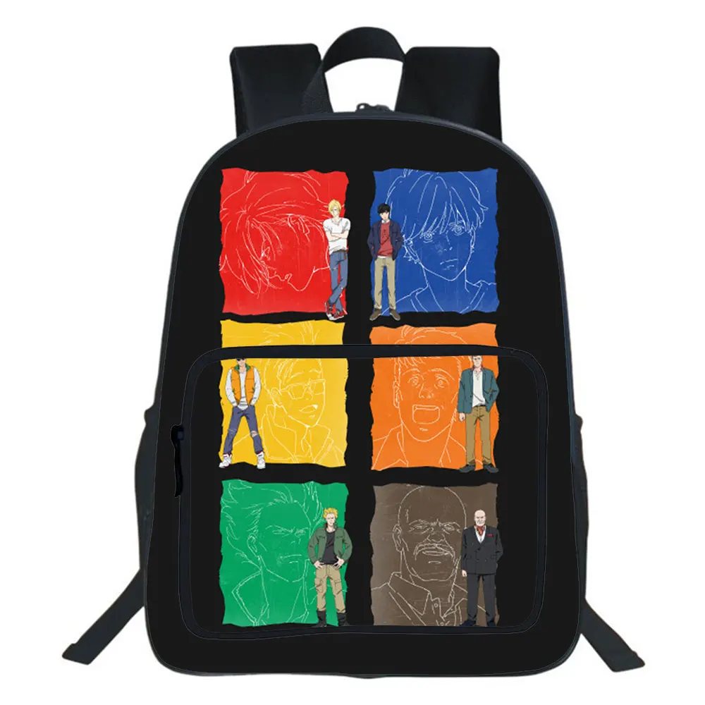 2021 new Anime banana fish backpack boys and girls bag teen school bag Unisex bag cartoon rucksack mochila. Support custom logo