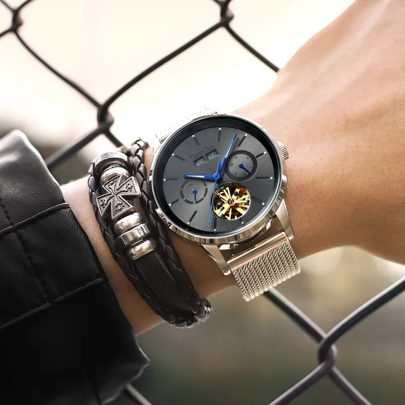 

2019 Switzerland automatic watch men full steel luxury brand mechanical men watches waterproof clock montre reloj hombre relogio