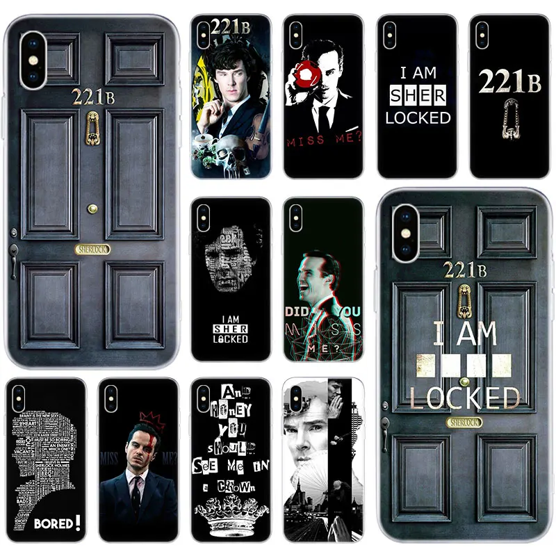 Лидер продаж Sherlock отличного качества Мориарти 221B Мягкий силиконовый чехол для