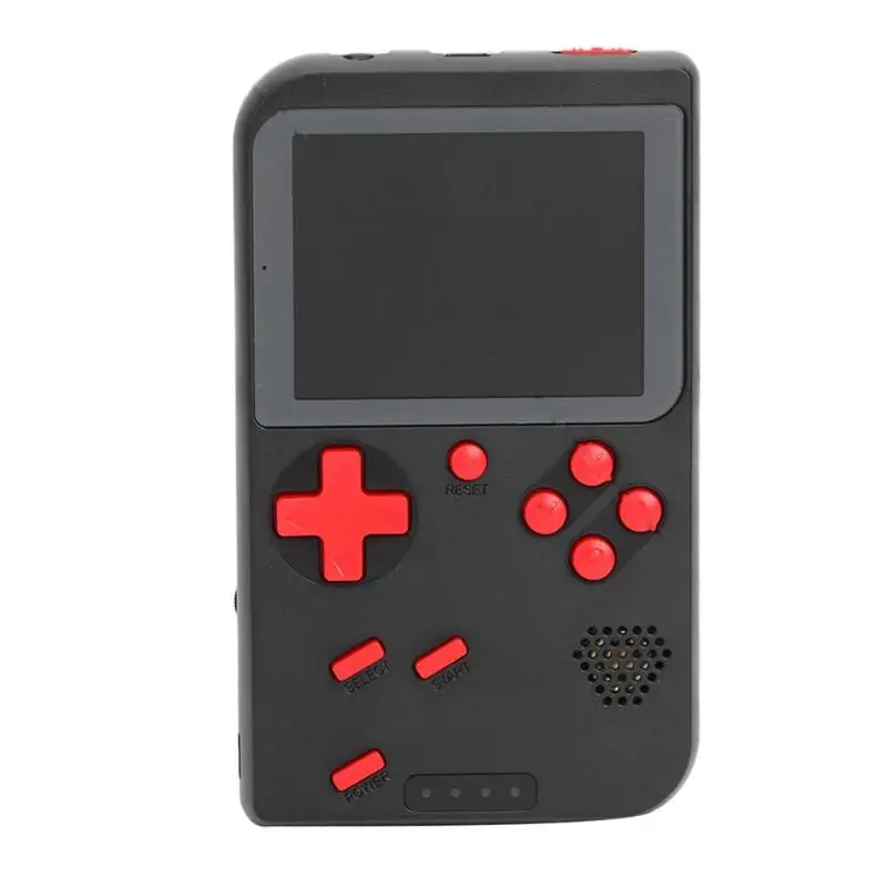 PB03 Mini Handheld Retro Video Game Console 8 Bit Pocket Game Player Built-in 400 Classic Games Gift for Child Nostalgic Player - Цвет: Черный