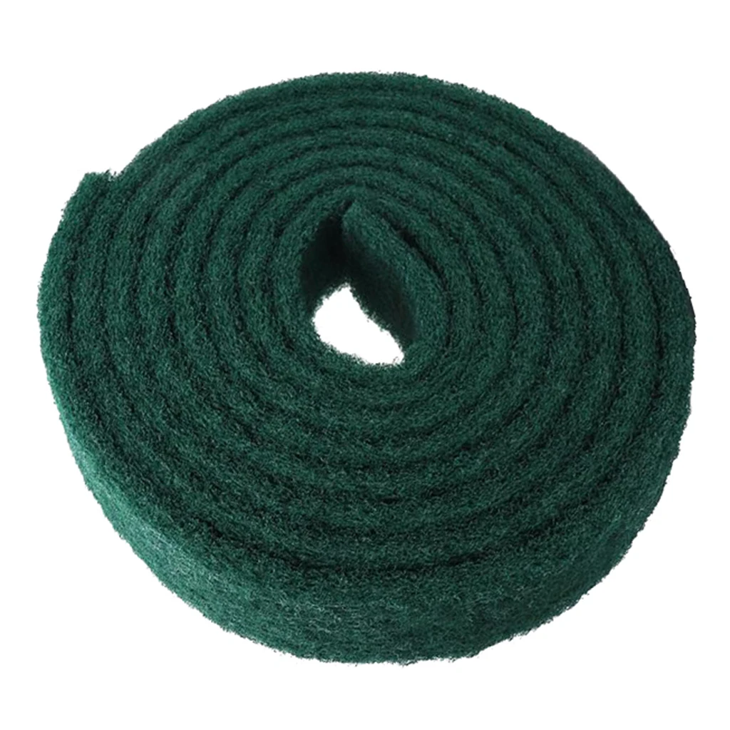 Heavy Duty Scour Pad Roll Sponge Wiping Rags Anti-Grease Fiber Drawing