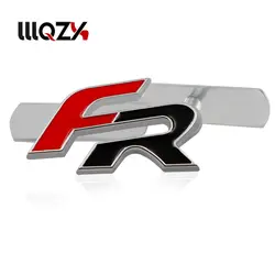 3D металлический FR Автомобильный задний багажник эмблема 3D Meem наклейка Накладка для сиденья Ibiza Altea Leon автомобильные наклейки s и Переводные