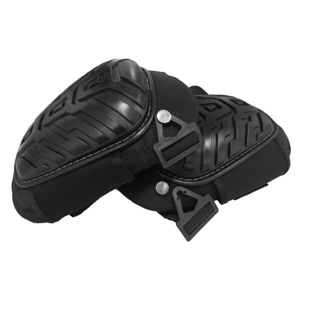 Наколенники для ног мотоцикла с регулируемыми ремнями безопасная Гелевая подушка EVA ПВХ оболочка для защиты колена наколенники для работы