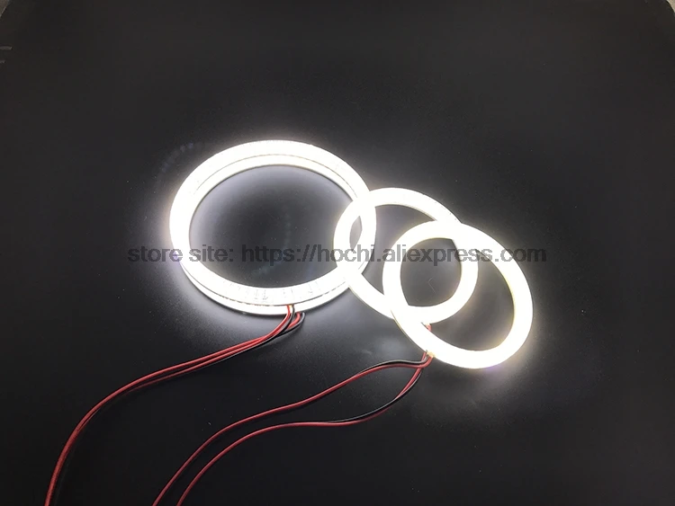 HochiTech ультра яркий SMD белый светодиодный ангельские глазки 2000LM 12V halo Кольцо Комплект дневного света DRL для Opel Zafira B 2005