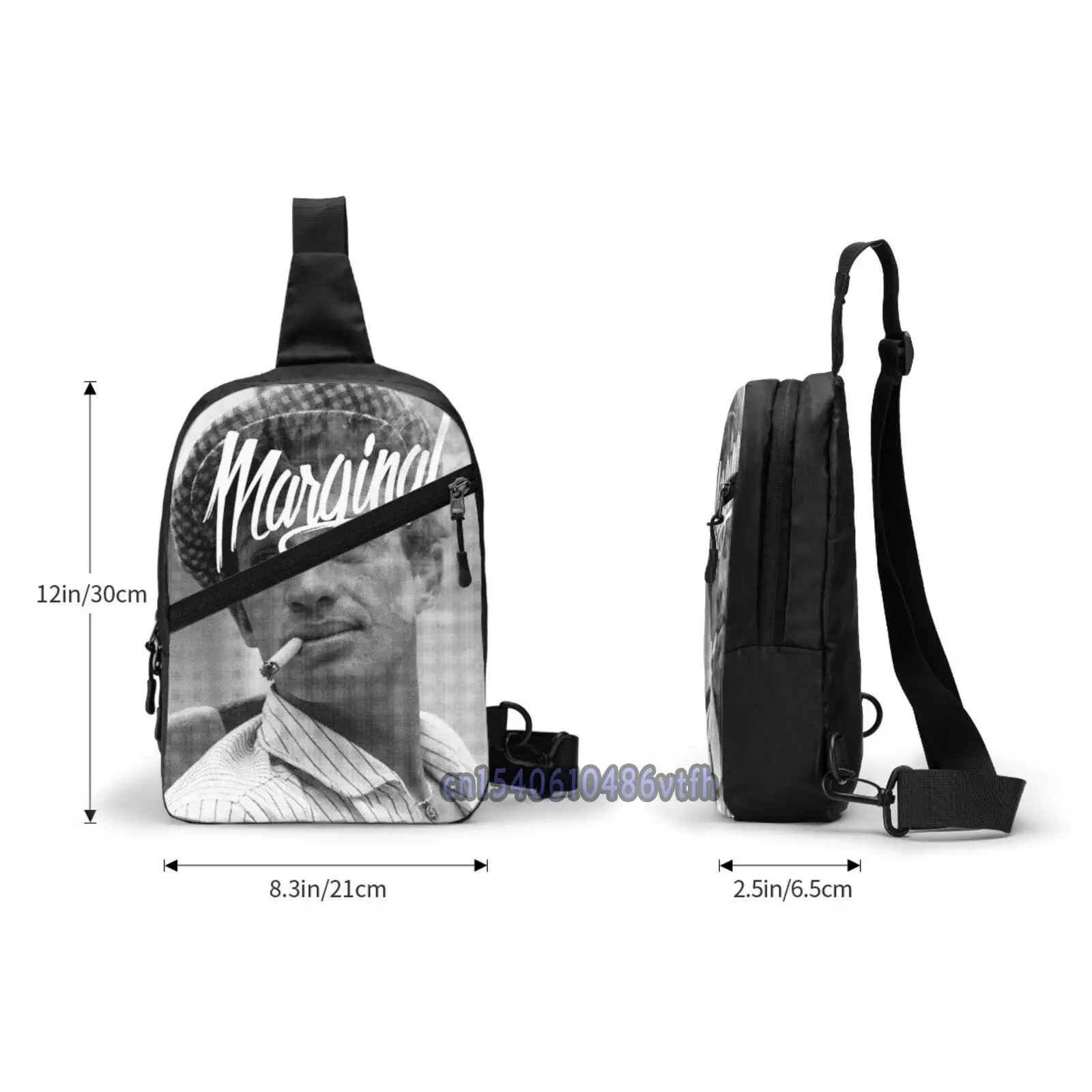 Belmondo-Bolso de pecho funcional para hombre y mujer, bolsa riñonera bandolera de hombro - AliExpress