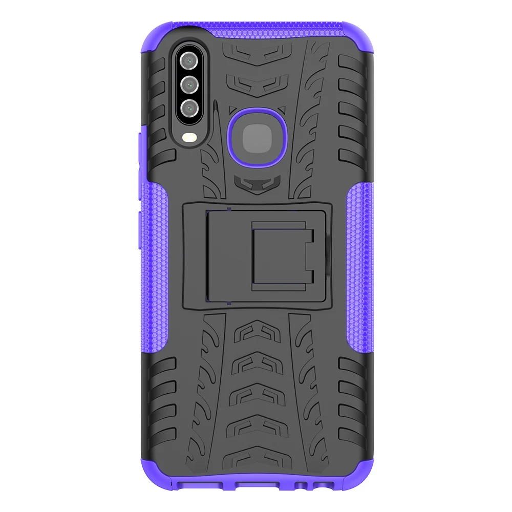 Фиолетовый Модные Жесткие ПК+ мягкие силиконовые чехлы для VIVO Y17 Y15 Y12 Y7 чехол противоударный Роскошный чехол для VIVO V15 Pro V9 V11 Pro Чехол Coque - Цвет: Фиолетовый