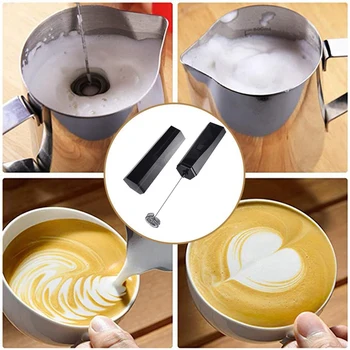 

Milk Frother Electric Foam Rechargeable & Kitchen Timer, Mechanical Timer Manager Counters, Countdown Reminder
