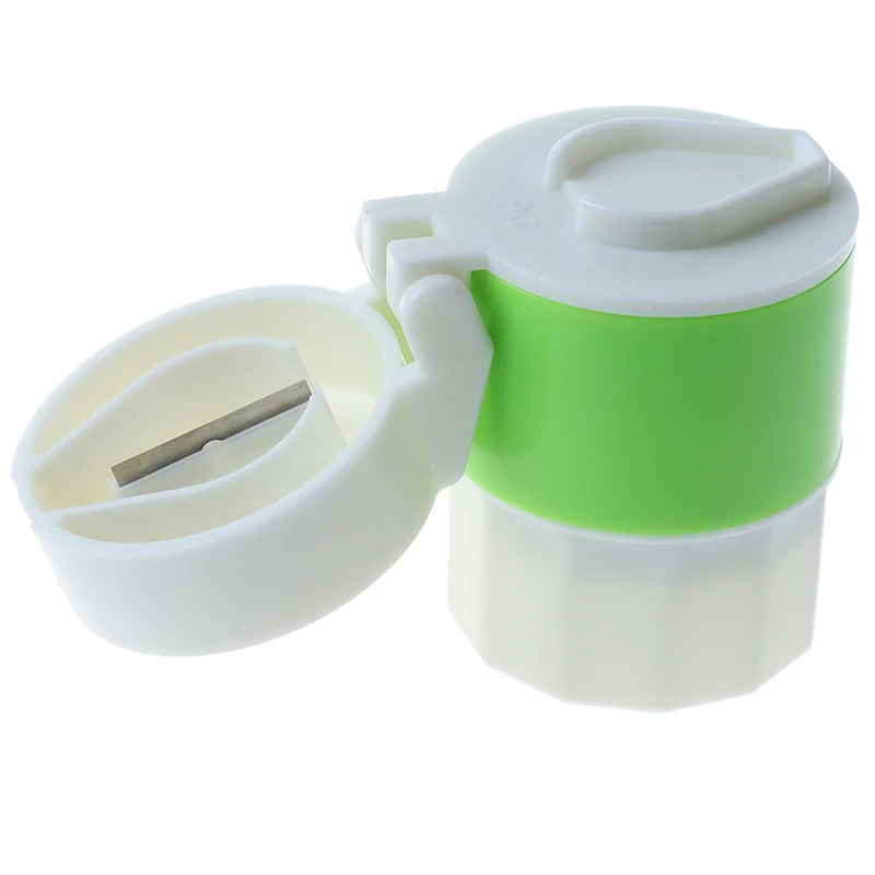 4 in 1 4 Layer Powder Tablet Grinder Powder Pill Cutter Medicine Splitter Box Storage Crusher Portable Pill Cutter Splitter Box