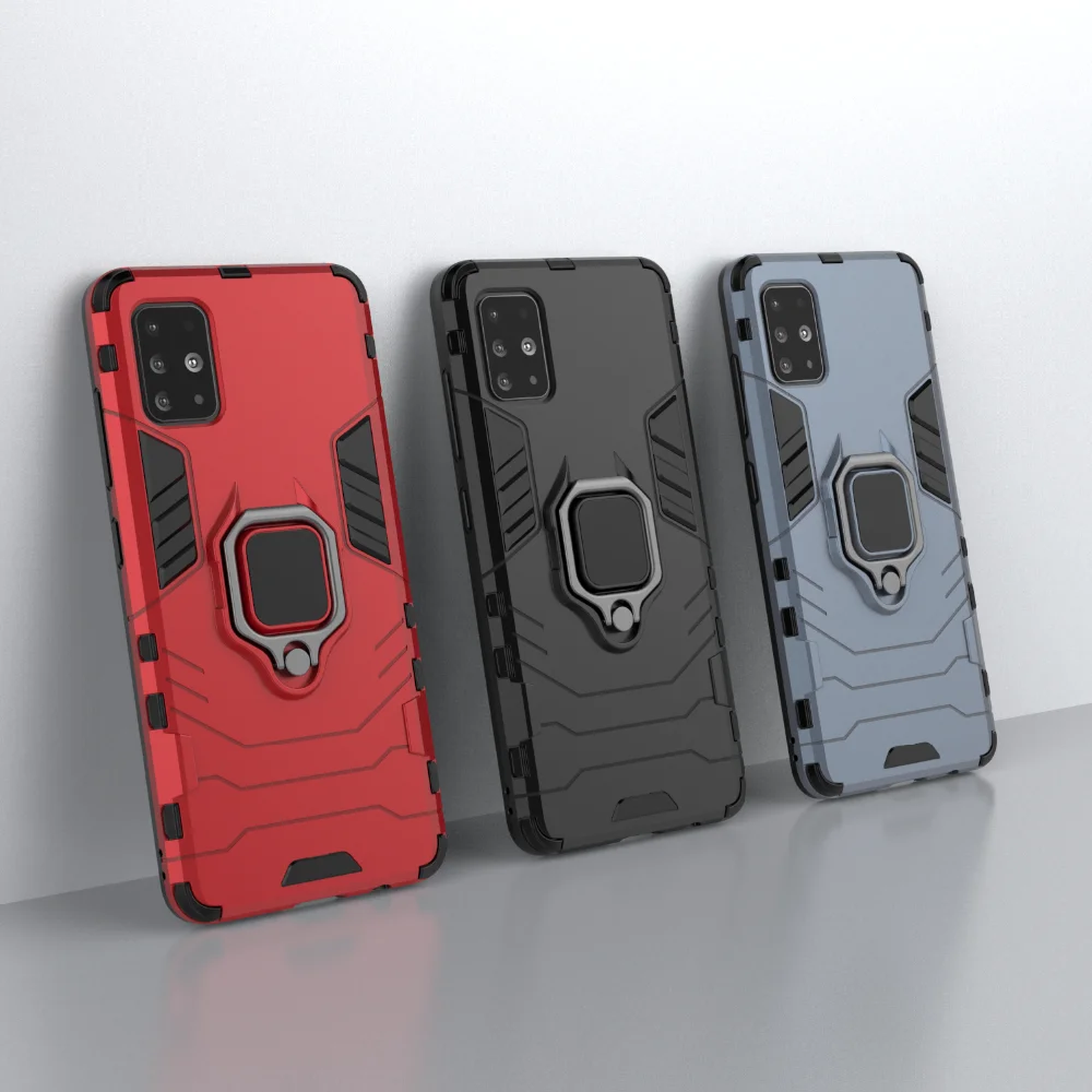 Чехол Tigenkey для samsung Galaxy A51, задняя крышка с подставкой, противоударный чехол для Galaxy A51, чехол