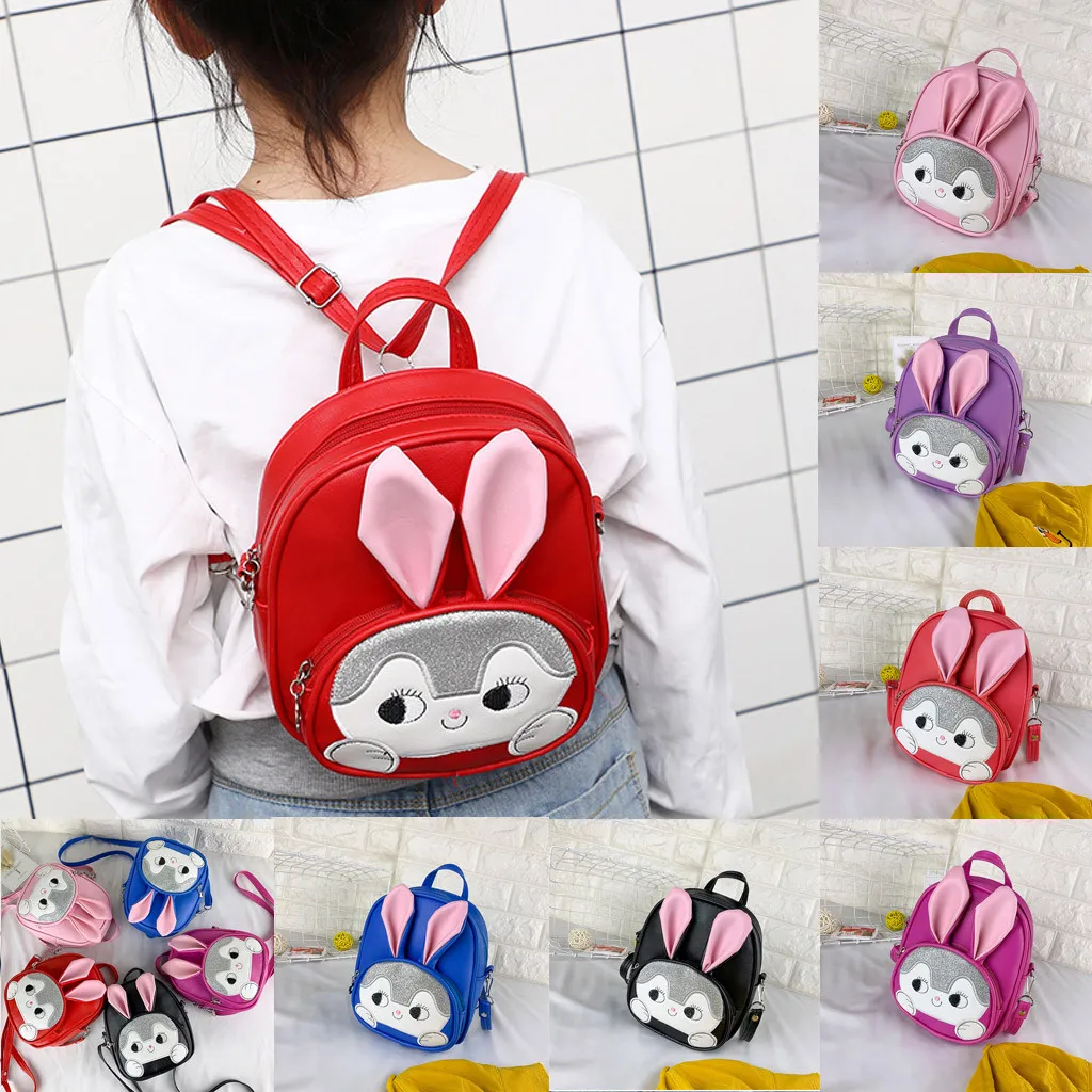 

INSULAR New Cartoon Kindergarten Backpack Cartoon Cute Child Bag Bunny Child BacKpack Teenager Kids Student Backpacks #45
