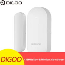 Обновленный DIGOO 433MHz дверной и оконный датчик сигнализации для Digoo DG-HOSA DG-HAMA система охранной сигнализации для умного дома
