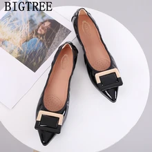 Осенняя женская обувь; женские лоферы на плоской подошве с острым носком; роскошная дизайнерская обувь для женщин; обувь на толстой резиновой подошве в винтажном стиле; женская кожаная обувь; zapatos