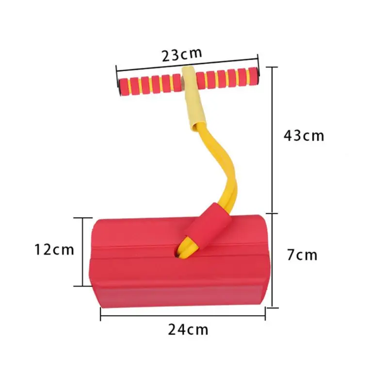 Дети Ясельного возраста Забавный пенный Хоппер отскок резиновая ручка прыгун надувная игрушка Дети пищит подарки для девочек мальчиков