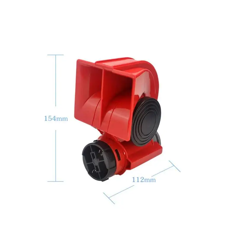 Воздушный гудок A12V 136db Snail Compact для автомобилей грузовиков фургонов мотоциклов