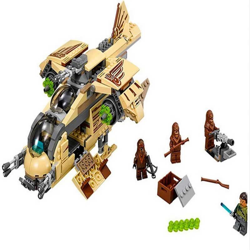 

10377 569pcs Gunship Fighter Lepining Star Wars Series Building Blocks Brick Children's educational gift with 75084