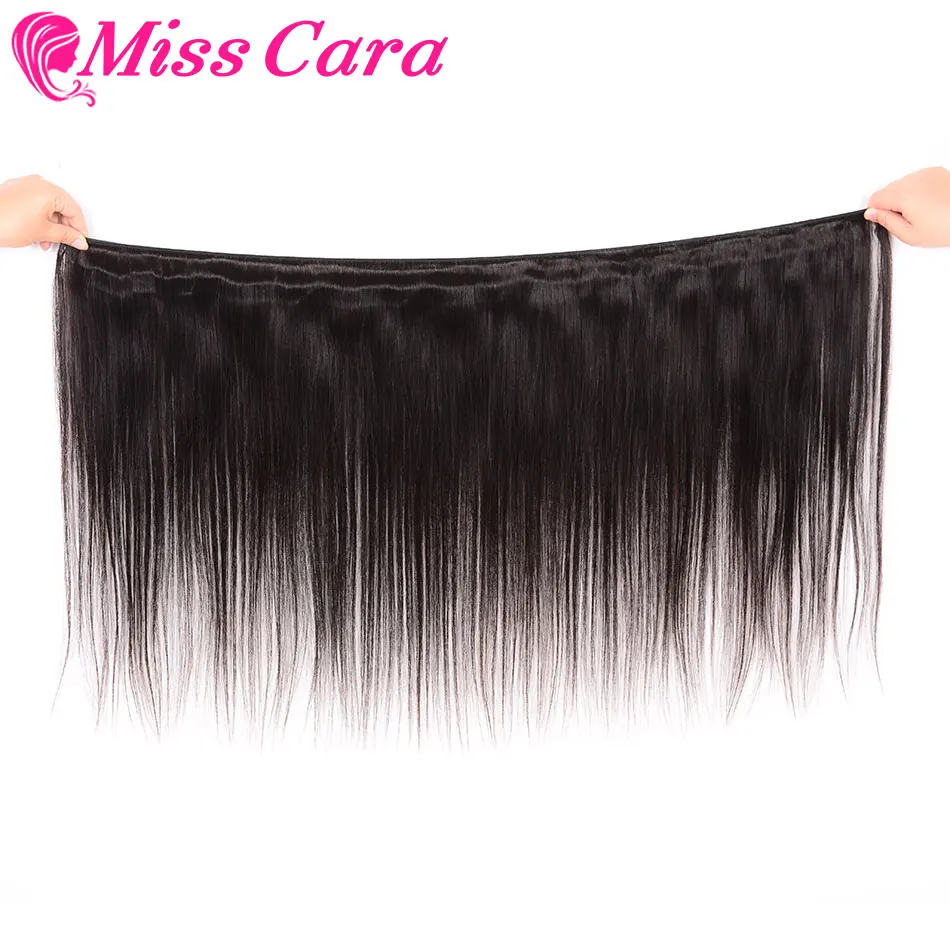 Miss Cara бразильские прямые пучки волос человеческие волосы для наращивания 8-28 дюймов Натуральные Цветные волосы Реми