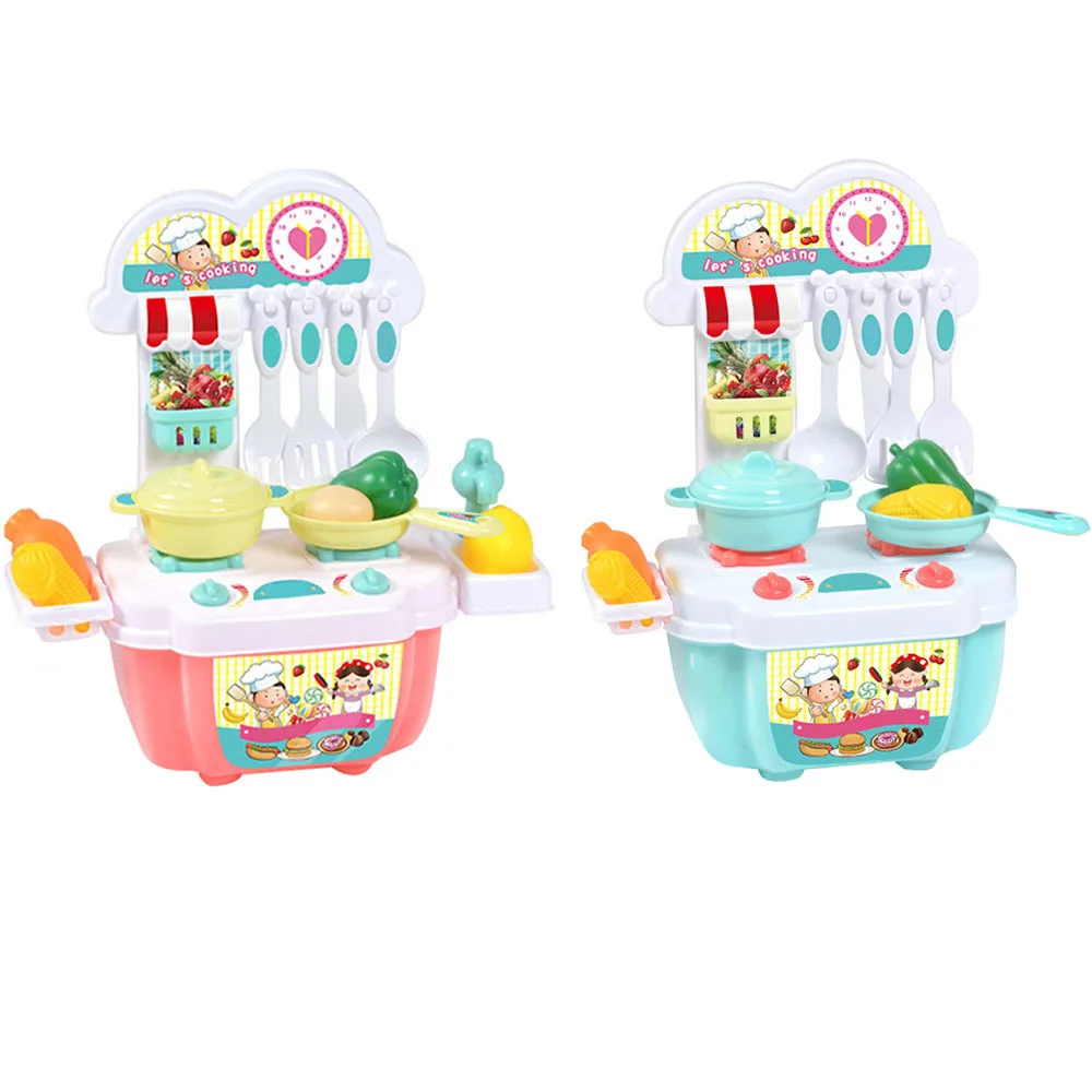 Children Kids Mini Kitchen Toy Set Baby Girls Play House Toy Pretend Play Kitchen Utensils Cooking 1 Children Kids Mini Kitchen Toy Set Baby Girls Play House Toy Pretend Play Kitchen Utensils Cooking 5