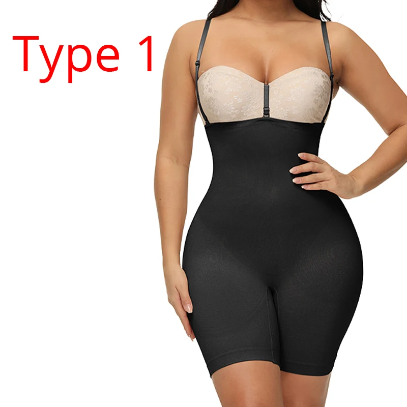 CXZD Women Bodysuit Butt Lifter Shapewear Seamless Adjustable shoulder strap Slimming Sheath Butt Lifter Push Up Thigh Slimmer plus size shapewear Shapewear