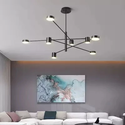 

Simple modern pendant lights living room Atmospheric home restaurant creative personality Nordic bedroom pendant lamp