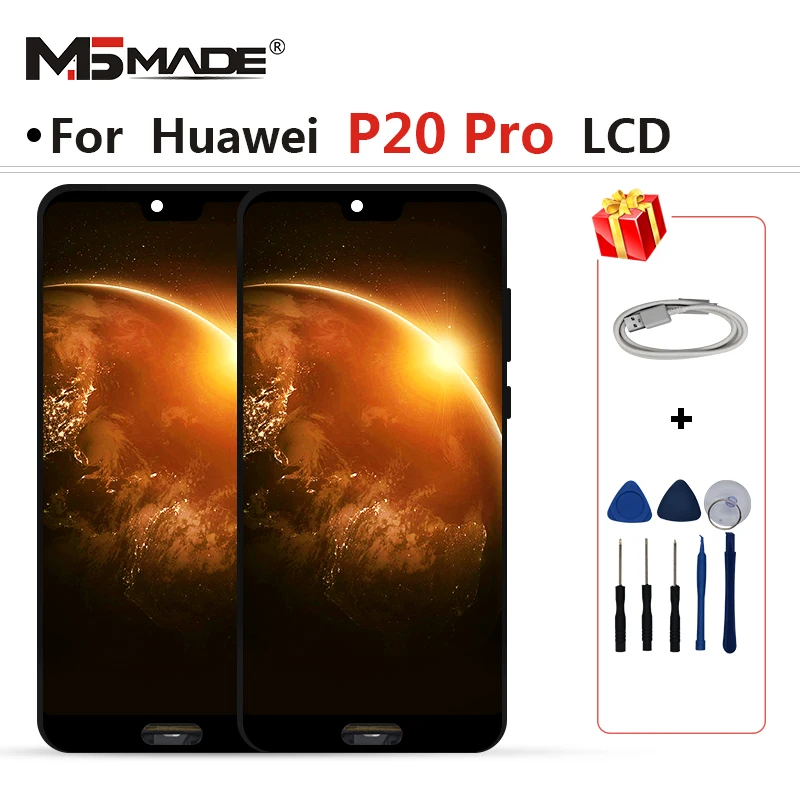 Для HUAWEI P20 Pro ЖК-CLT-AL01 дисплей сенсорный экран дигитайзер Запасные части для P20 PRO дисплей с рамкой